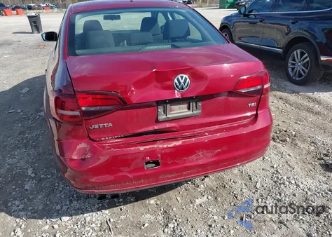 2017 Volkswagen Jetta 1.4T S z USA, uszkodzony, nr VIN 3VW2B7AJ3HM261521